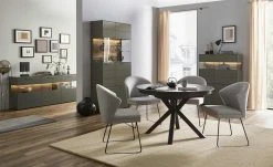 Berger & Rath Highboard Claro | Londra (Hellgrau)