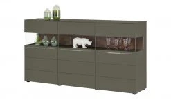 Berger & Rath Sideboard Claro | Londra (Hellgrau) Sichtbare Rückwand: Wildnussbaum -Komm Store 13230884 1 202103051240