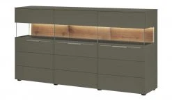 Berger & Rath Sideboard Claro | Londra (Hellgrau) Sichtbare Rückwand: Wildnussbaum -Komm Store 13230884 12 202103051240