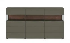 Berger & Rath Sideboard Claro | Londra (Hellgrau) Sichtbare Rückwand: Wildnussbaum -Komm Store 13230884 3 202103051240