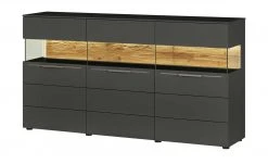 Berger & Rath Sideboard Claro | Anthrazit Sichtbare Rückwand: Wildeiche gesandstrahlt -Komm Store 13230885 4 202103051240