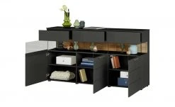 Berger & Rath Sideboard Claro | Anthrazit Sichtbare Rückwand: Wildeiche gesandstrahlt -Komm Store 13230885 5 202103051240