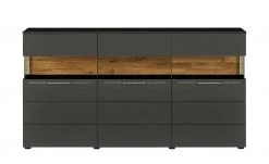 Berger & Rath Sideboard Claro | Anthrazit Sichtbare Rückwand: Wildeiche gesandstrahlt -Komm Store 13230885 7 202103051240