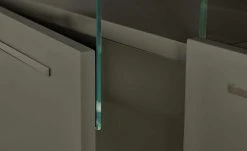 Berger & Rath Sideboard Claro | Londra (Hellgrau) Sichtbare Rückwand: Wildeiche gesandstrahlt -Komm Store 13230886 1 202103051240