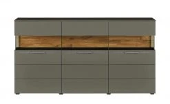 Berger & Rath Sideboard Claro | Londra (Hellgrau) Sichtbare Rückwand: Wildeiche gesandstrahlt -Komm Store 13230886 7 202103051240