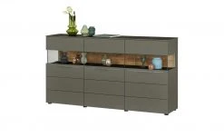 Berger & Rath Sideboard Claro | Londra (Hellgrau) Sichtbare Rückwand: Wildeiche gesandstrahlt -Komm Store 13230886 8 202103051240