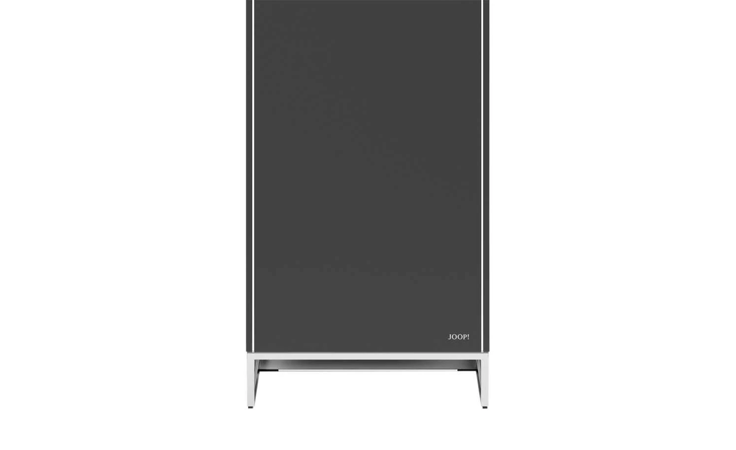 JOOP! Vitrine Gloss Cubic | Schiefer-Grau Ja Edelstahl 4 JOOP! Vitrine Gloss Cubic | Schiefer-Grau Ja Edelstahl – Bild 4