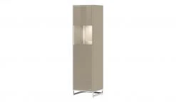 JOOP! Vitrine Gloss Cubic | Cubanit-Grau Ja Edelstahl