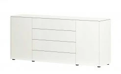 JOOP! Sideboard Gloss Base | Bianco-Weiß