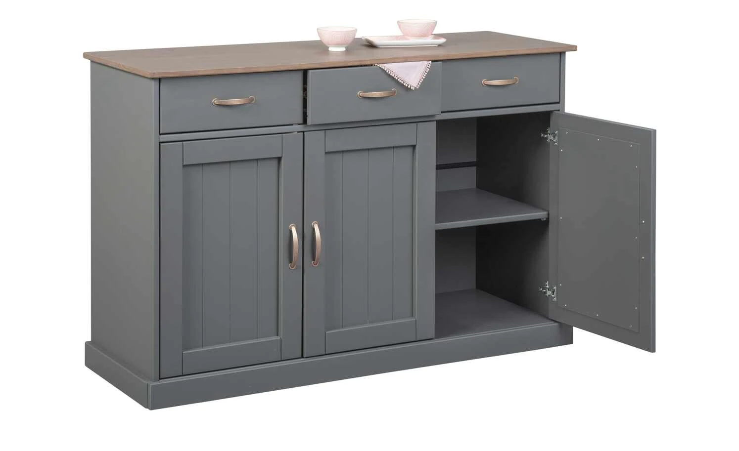 Sideboard Muslone | Grau 5 Sideboard Muslone | Grau – Bild 5