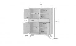 Gray & Jones Highboard Cap Ferrat One 17 Gray & Jones Highboard Cap Ferrat One -Komm Store 13231506 3 202109131235