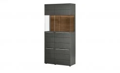 Berger & Rath Vitrine Claro | Anthrazit Sichtbare Rückwand: Wildnussbaum ohne Glaseinlegeböden -Komm Store 13231642 11 202108121318