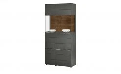 Berger & Rath Vitrine Claro | Anthrazit Sichtbare Rückwand: Wildnussbaum ohne Glaseinlegeböden -Komm Store 13231642 7 202108121318