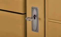 maison bleue Highboard Florian | laugenfarben / Weiß Türen mit Glaseinsatz -Komm Store 13231816 3 202108131411