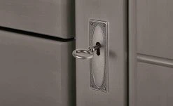 maison bleue Highboard Florian | Grau / Weiß Türen mit Glaseinsatz -Komm Store 13231817 6 202108131411