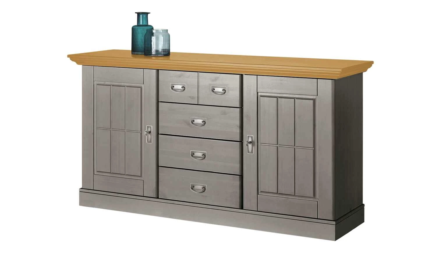 maison bleue Sideboard Florian | Grau / laugenfarben 2 maison bleue Sideboard Florian | Grau / laugenfarben – Bild 2