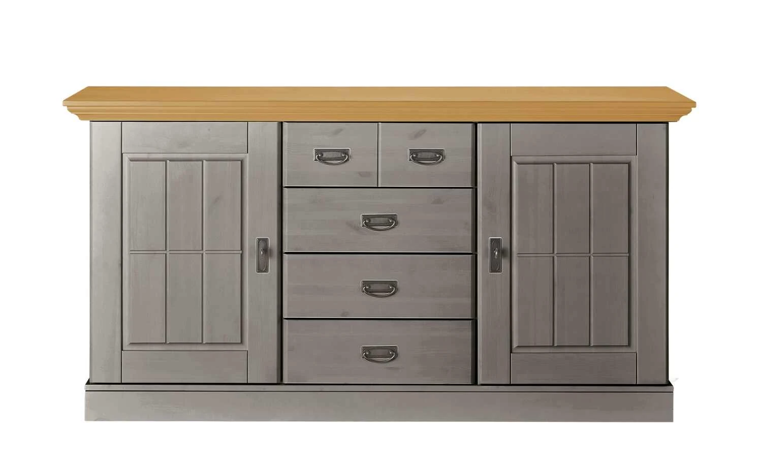maison bleue Sideboard Florian | Grau / laugenfarben 3 maison bleue Sideboard Florian | Grau / laugenfarben – Bild 3