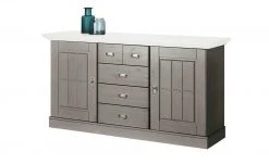 maison bleue Sideboard Florian | Grau / Weiß -Komm Store 13231829 6 202108131411