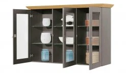 maison bleue Vitrinenaufsatz für Sideboard Florian | Grau / laugenfarben 10 maison bleue Vitrinenaufsatz für Sideboard Florian | Grau / laugenfarben -Komm Store 13231830 2 202108191245