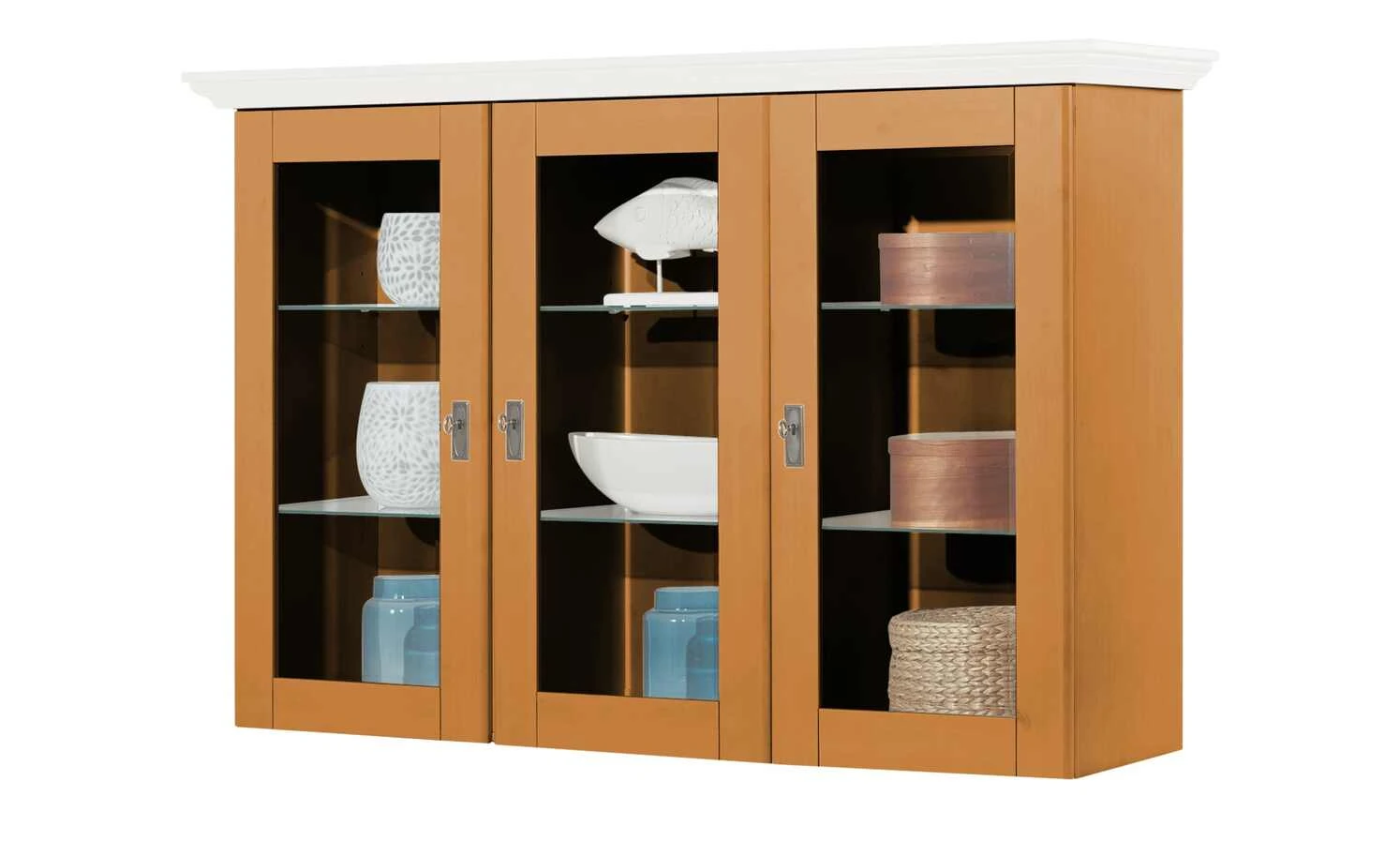 maison bleue Vitrinenaufsatz für Sideboard Florian | bernsteinfarben / Weiß 9 maison bleue Vitrinenaufsatz für Sideboard Florian | bernsteinfarben / Weiß – Bild 9