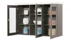 maison bleue Vitrinenaufsatz für Sideboard Florian | Grau / Weiß 16 maison bleue Vitrinenaufsatz für Sideboard Florian | Grau / Weiß -Komm Store 13231833 8 202108191248