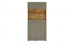 Berger & Rath Vitrine Claro | Londra (Hellgrau) Sichtbare Rückwand: Wildeiche ohne Glaseinlegeböden -Komm Store 13232077 3 202108192239