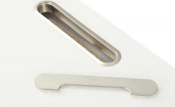 maison bleue TV-Element Petit Chalet | 119|cm Weiß / Weiß -Komm Store 13232332 10 202206231234