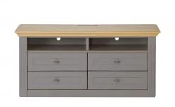 maison bleue TV-Element Petit Chalet | 119|cm Graphit / Asteiche -Komm Store 13232333 3 202206231234