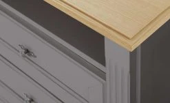 maison bleue TV-Element Petit Chalet | 119|cm Graphit / Asteiche -Komm Store 13232333 4 202206231234