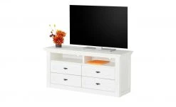 maison bleue TV-Element Petit Chalet | 119|cm VIntage Weiß / Vintage Weiß -Komm Store 13232334 10 202206231234