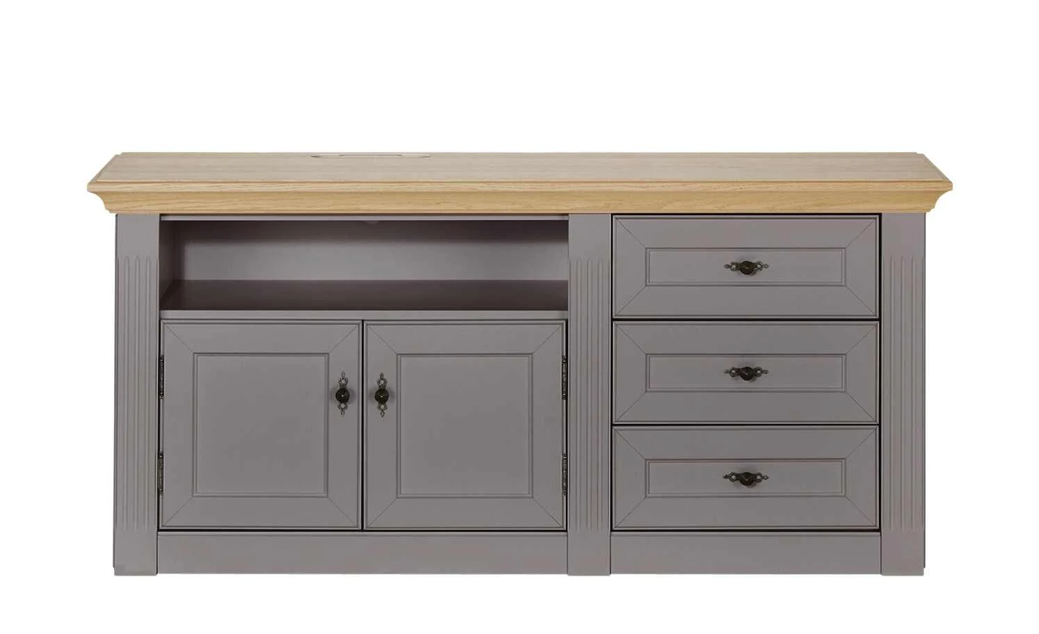 maison bleue TV-Element Petit Chalet | Graphit / Asteiche 5 maison bleue TV-Element Petit Chalet | Graphit / Asteiche – Bild 5