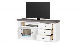 maison bleue TV-Element Petit Chalet | Weiß / Graphit -Komm Store 13232341 10 202206231234