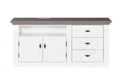 maison bleue TV-Element Petit Chalet | Weiß / Graphit -Komm Store 13232341 12 202206231234