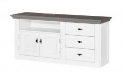 maison bleue TV-Element Petit Chalet | Weiß / Graphit