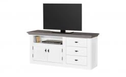 maison bleue TV-Element Petit Chalet | Weiß / Graphit -Komm Store 13232341 9 202206231234