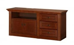 maison bleue TV-Element Petit Chalet | Cognac antik / Cognac antik