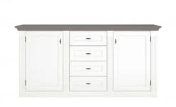 maison bleue Sideboard Petit Chalet | Weiß / Graphit -Komm Store 13232346 6 202206232232