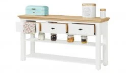 maison bleue Anrichte Petit Chalet | Weiß / Asteiche ohne Flechtkörbe -Komm Store 13232350 6 202203291236