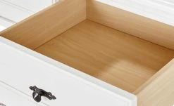 maison bleue Anrichte Petit Chalet | Weiß / Weiß mit Flechtkörben -Komm Store 13232358 6 202203291236