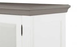 maison bleue Highboard Petit Chalet | Weiß / Graphitgrau mit Glastüren -Komm Store 13232367 9 202206232232