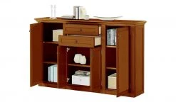 maison bleue Highboard Petit Chalet | Cognac antik (Braun) mit Holztüren -Komm Store 13232369 3 202206232232
