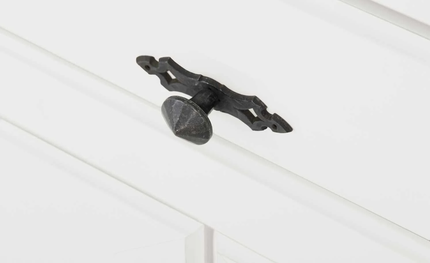 maison bleue Highboard Petit Chalet | Weiß / Graphitgrau mit Holztüren 6 maison bleue Highboard Petit Chalet | Weiß / Graphitgrau mit Holztüren – Bild 6