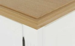 maison bleue Highboard Petit Chalet | Weiß / Asteiche mit Holzboden -Komm Store 13232374 10 202207082231