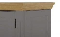 maison bleue Highboard Petit Chalet | Graphitgrau / Asteiche mit Holzboden -Komm Store 13232375 11 202207111247