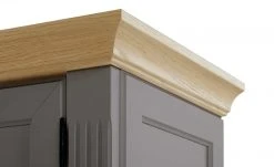 maison bleue Highboard Petit Chalet | Graphitgrau / Asteiche mit Holzboden -Komm Store 13232375 5 202207111247