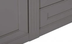 maison bleue Highboard Petit Chalet | Graphitgrau / Asteiche mit Holzboden -Komm Store 13232375 6 202207111247