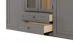 maison bleue Highboard Petit Chalet | Graphitgrau / Asteiche mit Holzboden -Komm Store 13232375 7 202207111247