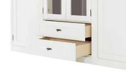maison bleue Highboard Petit Chalet | Weiß / Graphitgrau mit Holzboden -Komm Store 13232376 8 202207111247