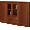 maison bleue Highboard Petit Chalet | Cognac (Braun) antik mit Holzboden