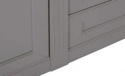 maison bleue Highboard Petit Chalet | Graphitgrau / Asteiche mit Glasboden -Komm Store 13232380 10 202207111247